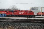 CP 3023 waits at Nahant yard.